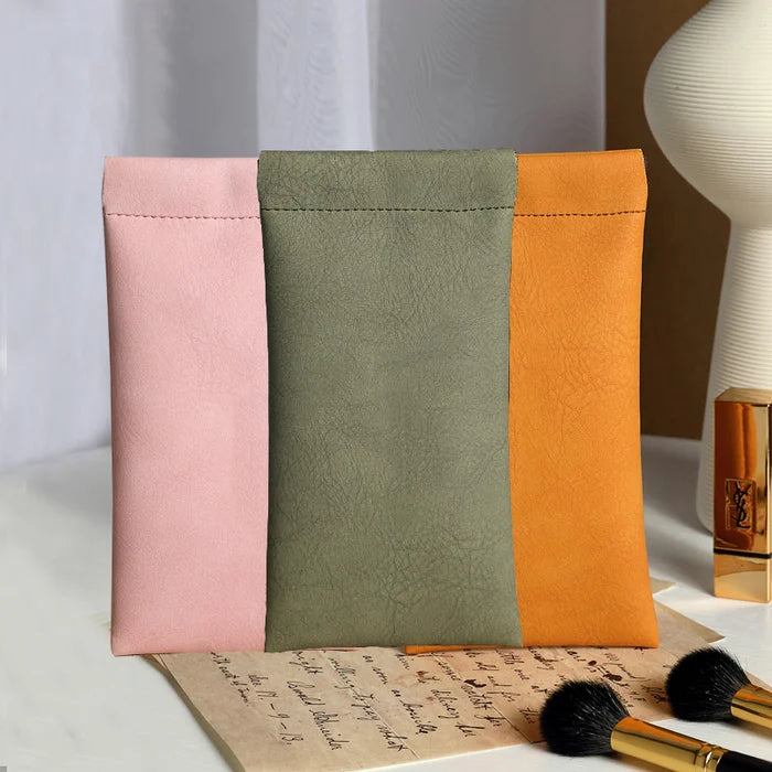 🔥Year-end Sale✨—Buy 1 Get 1 Free🎁Snap Closure Leather Organizer Pouch