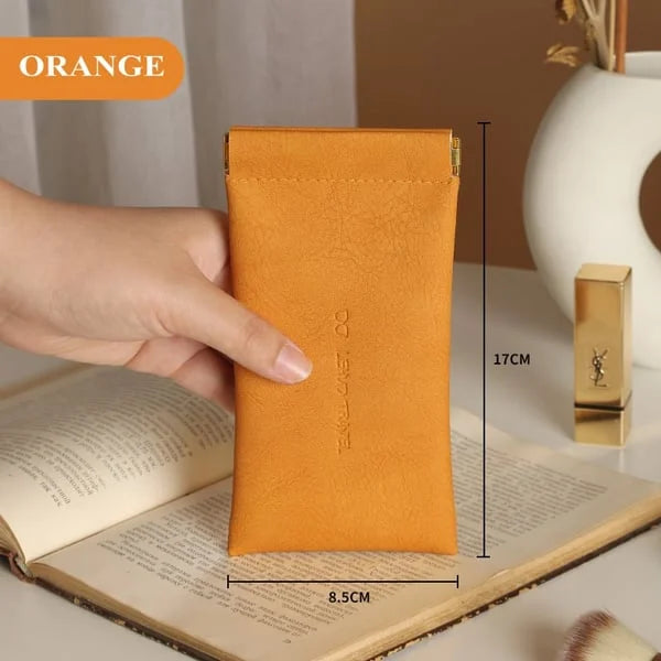 🔥Year-end Sale✨—Buy 1 Get 1 Free🎁Snap Closure Leather Organizer Pouch