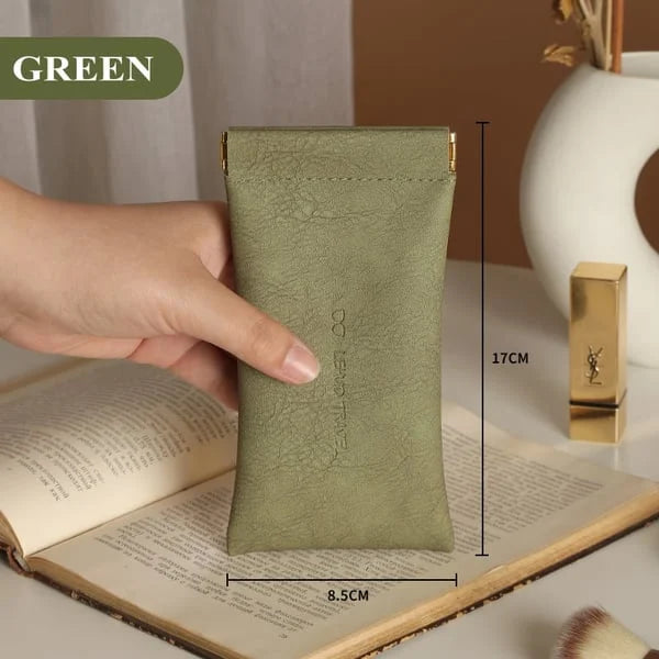 🔥Year-end Sale✨—Buy 1 Get 1 Free🎁Snap Closure Leather Organizer Pouch