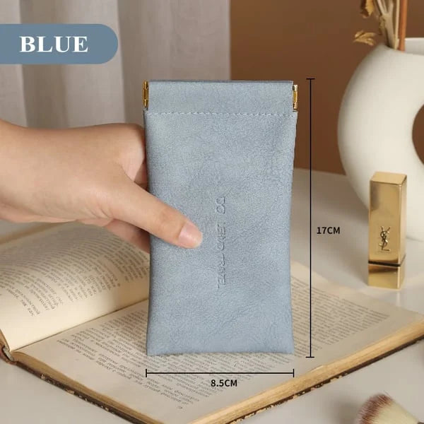 🔥Year-end Sale✨—Buy 1 Get 1 Free🎁Snap Closure Leather Organizer Pouch