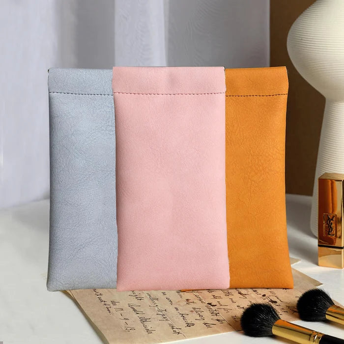 🔥Year-end Sale✨—Buy 1 Get 1 Free🎁Snap Closure Leather Organizer Pouch