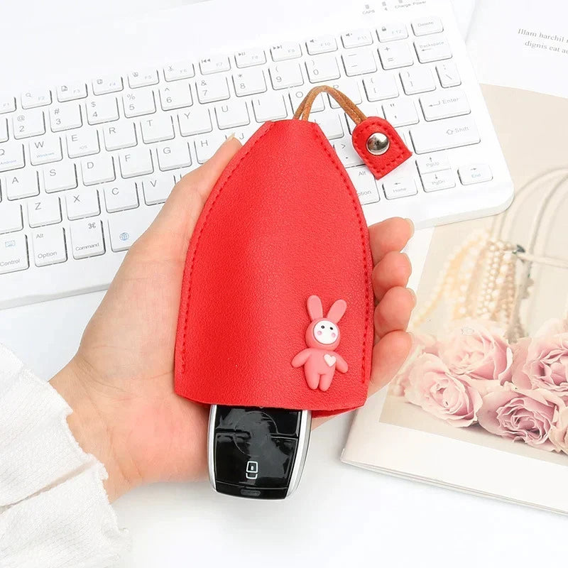 🔥 Cute key bag PU leather key bag