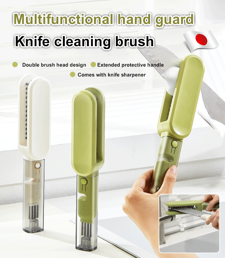 4 in 1 knife cleaning brush