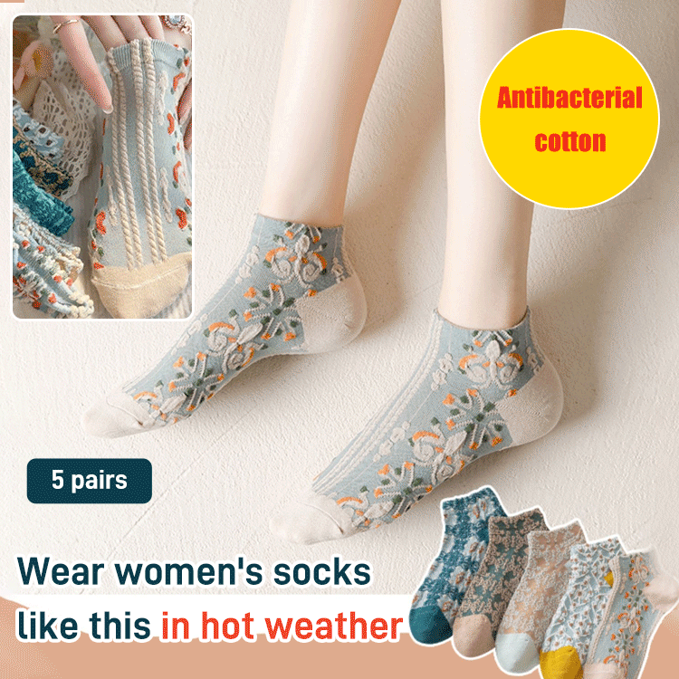 Ethnic Style Embroidered CottonSocks