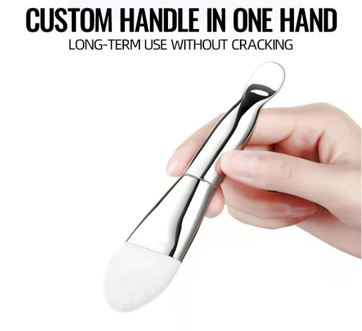 Silicone Mask Brush With Double-Headed Soft Hair Beauty Tools
