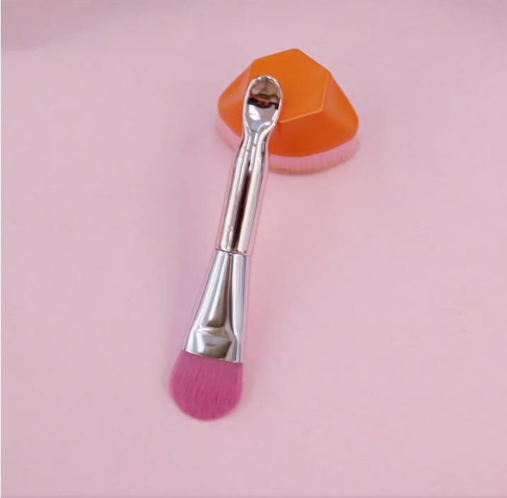 Silicone Mask Brush With Double-Headed Soft Hair Beauty Tools