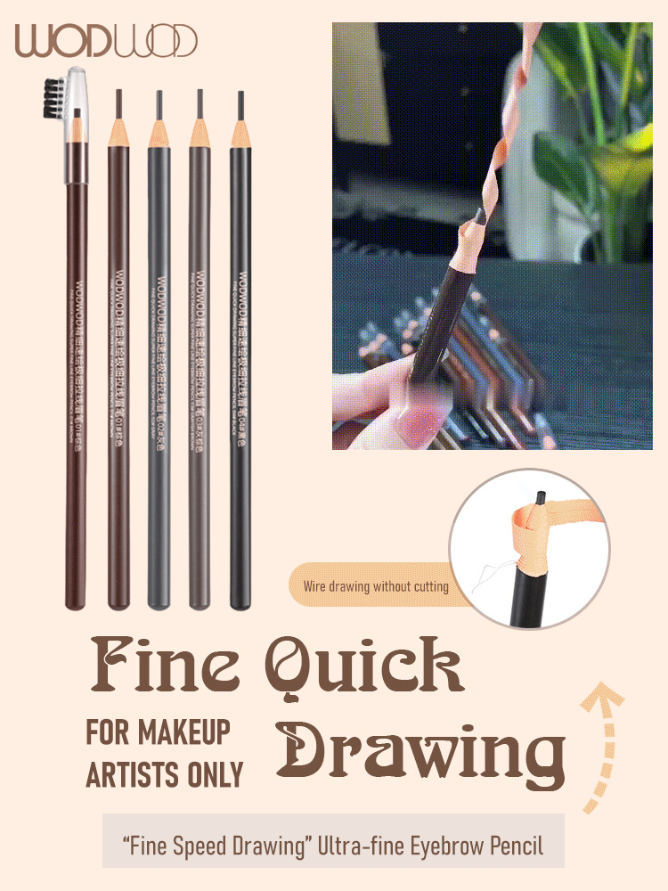 Waterproof Machete Eyebrow Pencil for Makeup Artists