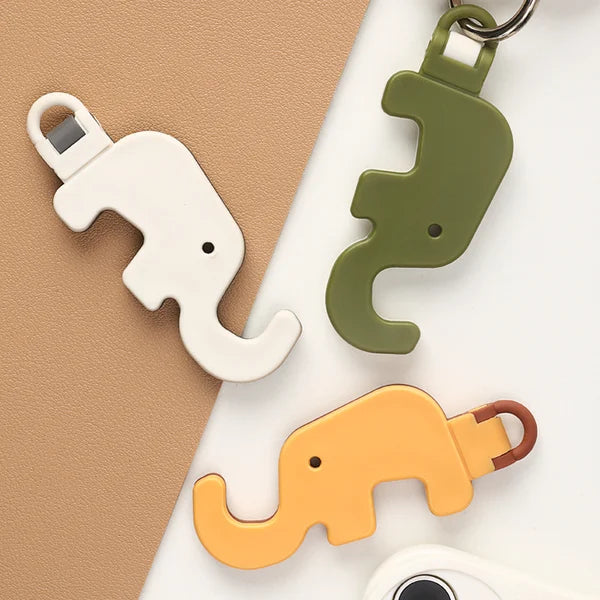 Elephant Mobile Phone Holder Keychain