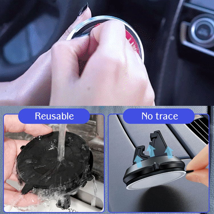 360-degree rotating alloy car mount