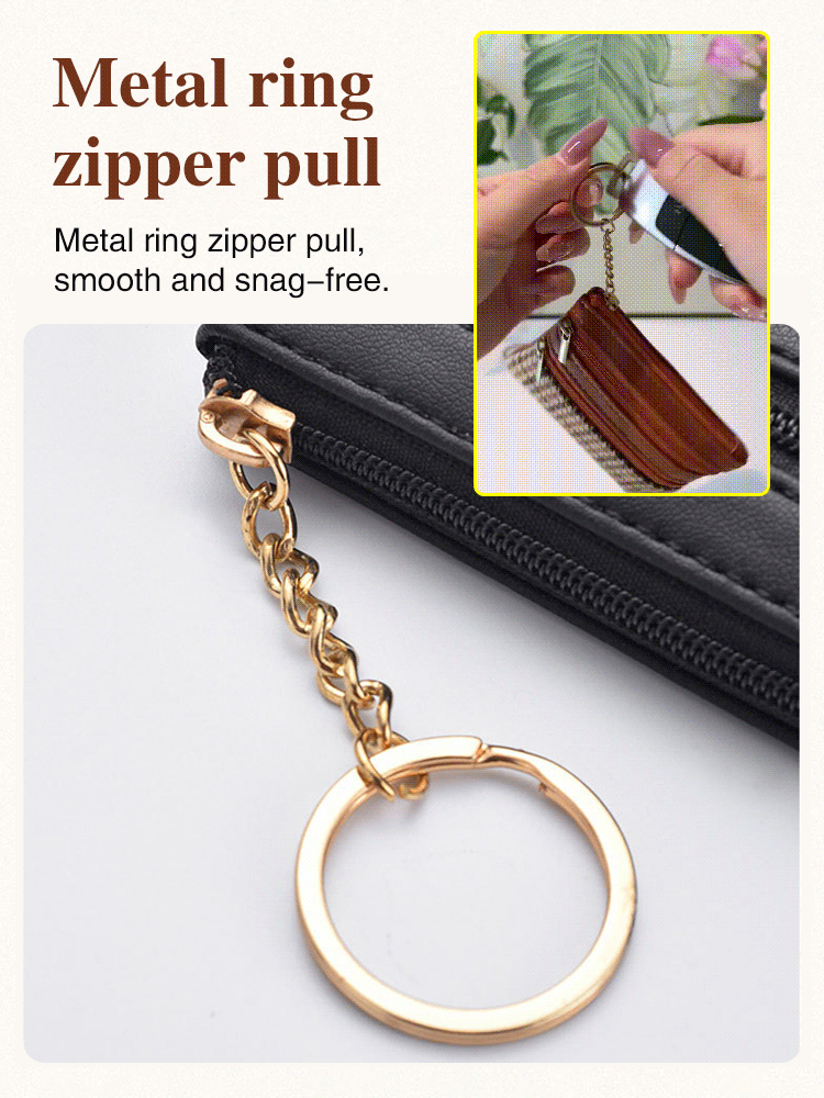 Double Zipper Coin Purse