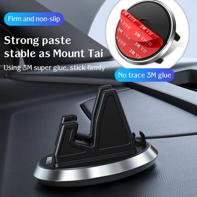360-degree rotating alloy car mount