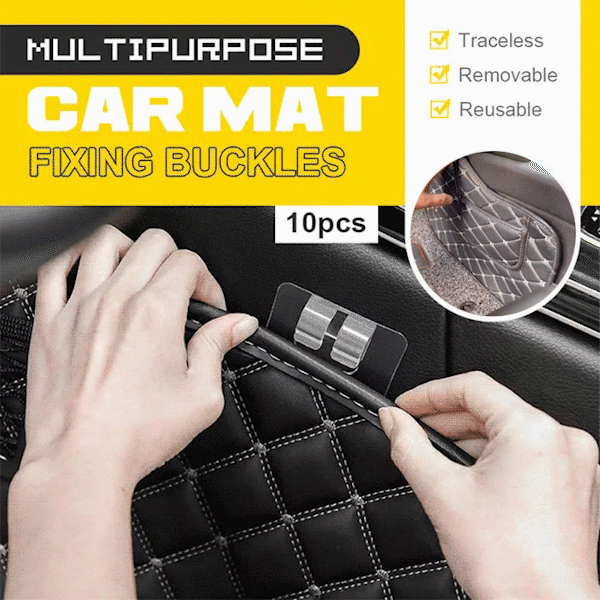 š MULTIPURPOSE CAR MAT FIXING BUCKLES āØ10PCS