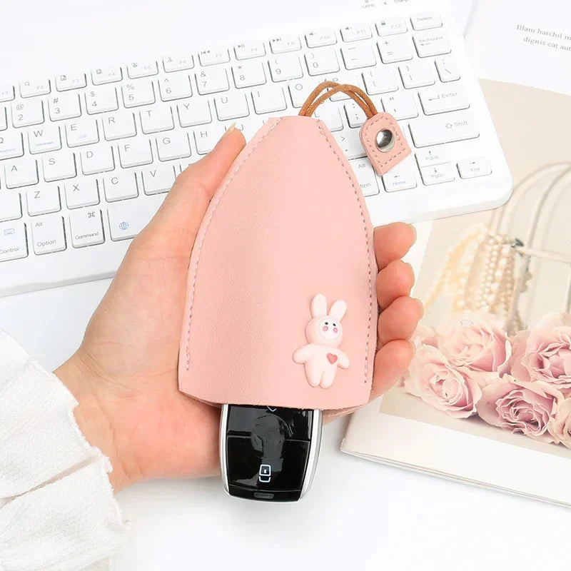 🔥 Cute key bag PU leather key bag