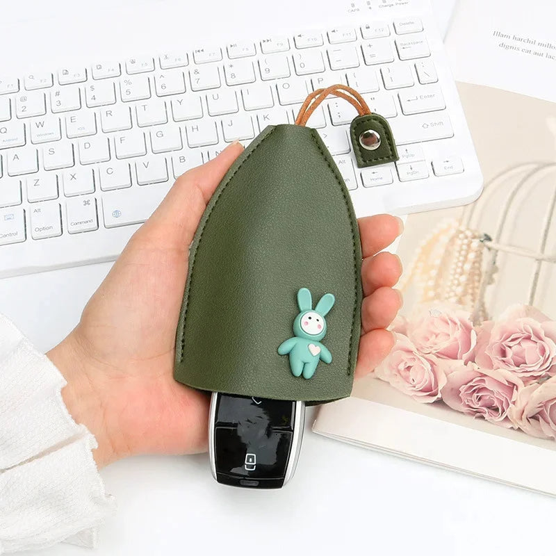 🔥 Cute key bag PU leather key bag