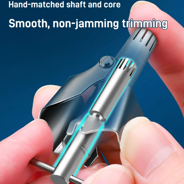 Stainless Steel Manual Nose Trimmer