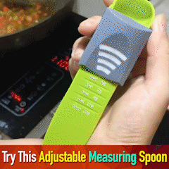 DOUBLE-END ADJUSTABLE Measuring Spoon