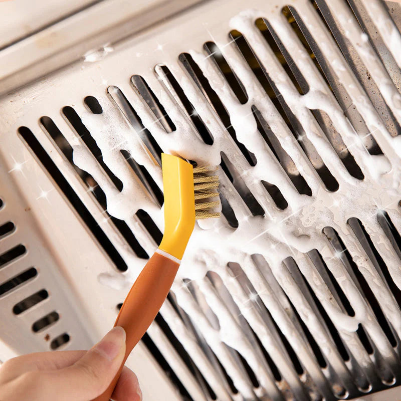 Multifunctional two-in-one kitchen cleaning brush