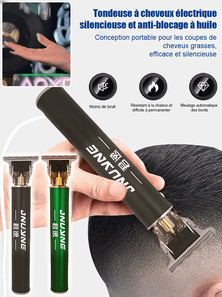 Silent oil-proof electric hair clipper