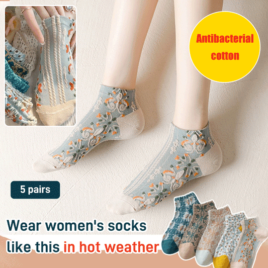 Ethnic Style Embroidered CottonSocks