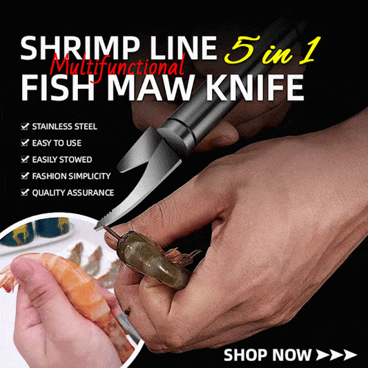 All-in-One Stainless Steel Shrimp Deveiner