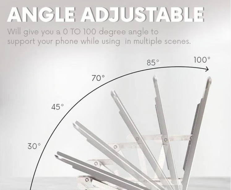 Stick-on Adjustable Phone Stand