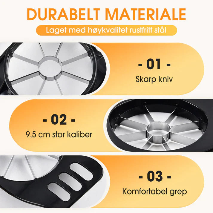 Adjustable Apple Corer & Slicer – Even Slices, Effortless Core Removal