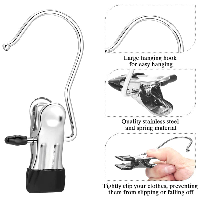 🔥Hot Sale！Heavy Duty Hanging Hooks Clips