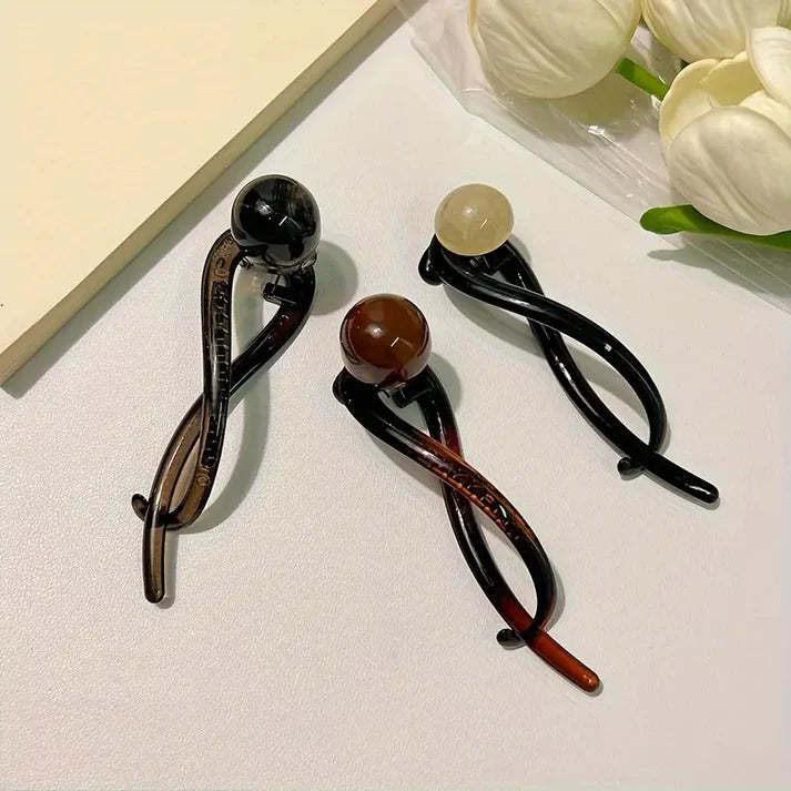 Chic Elegant Pearl Hair Clips
