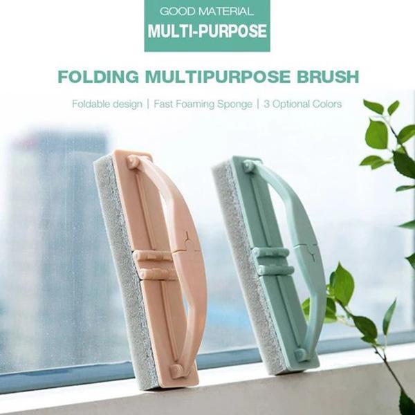 Foldable multi-purpose brush