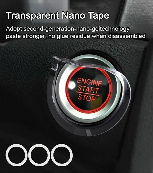 One key start car button rocker decoration