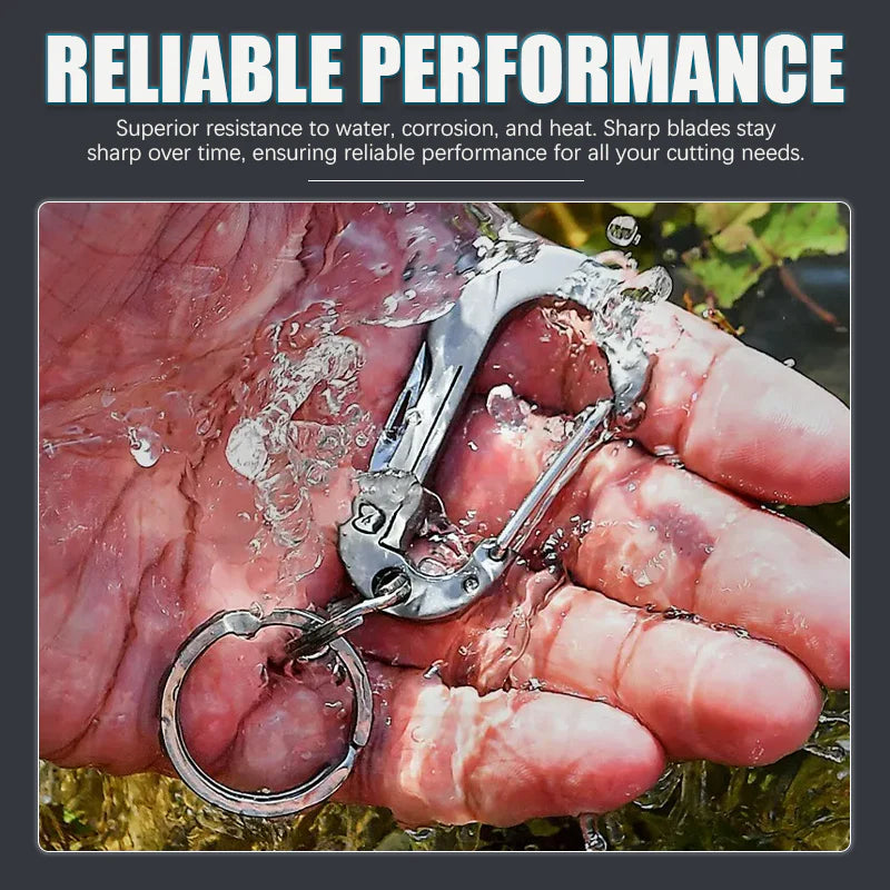 Multifunctional 7075 Aluminum Alloy Keychain