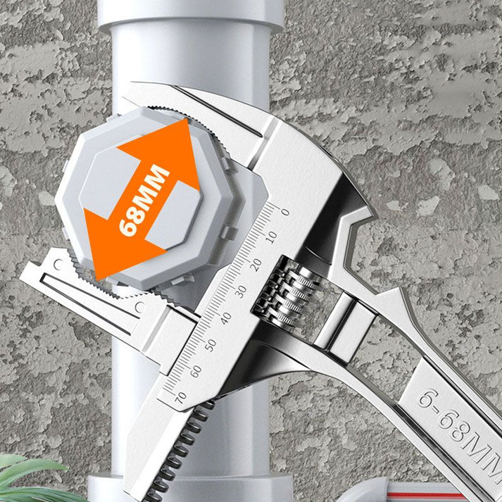 ⏳Limited time 50% discount💥Reversible sink wrench with 6-68mm jaw opening