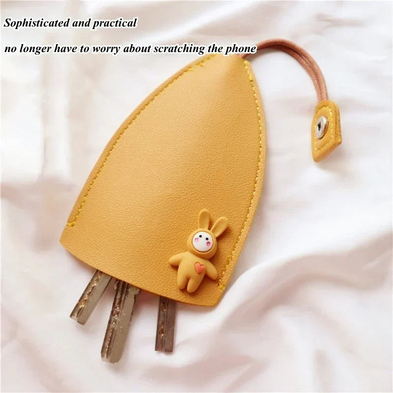 🔥 Cute key bag PU leather key bag