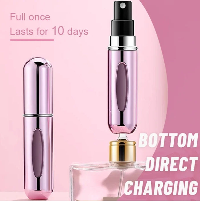 Self-pumping perfume bottle