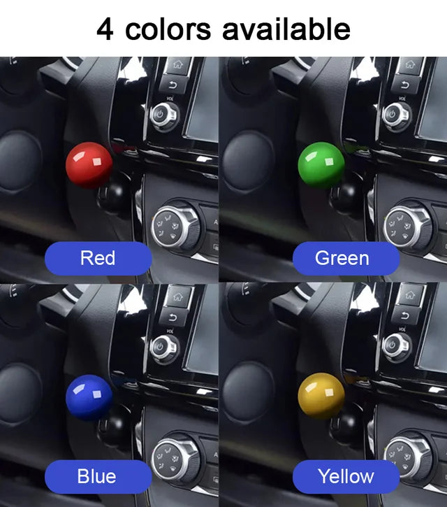 One key start car button rocker decoration