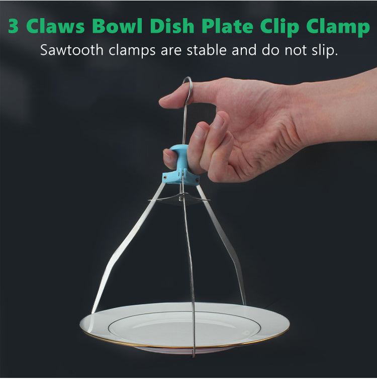 3 Claws Bowl Dish Plate Clip Clamp