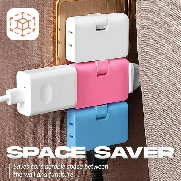 2Pcs Set Rotatable Socket Converter