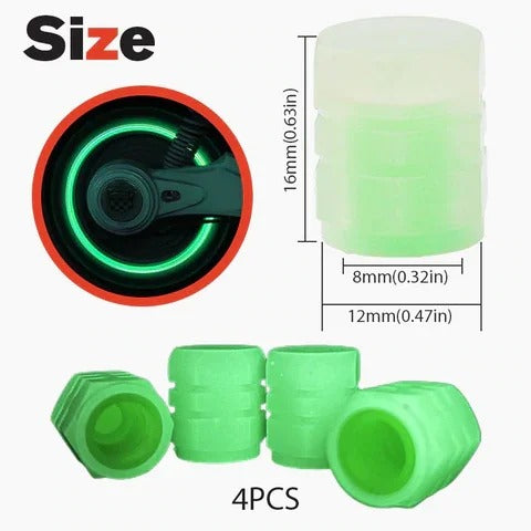 ⏰45% OFF🔥 Fluorescent tire valve caps