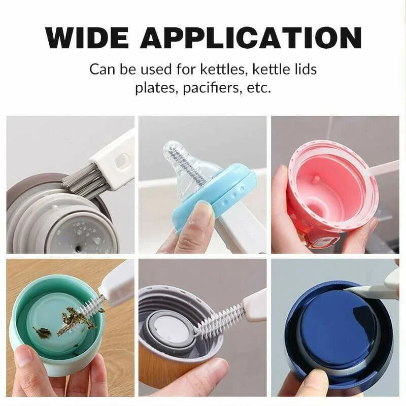 3 in 1 Bottle Cap Detail Brush