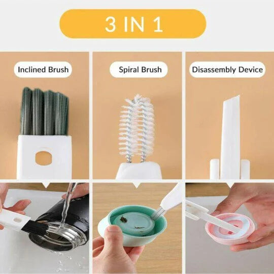 3 in 1 Bottle Cap Detail Brush