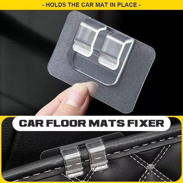 😍 MULTIPURPOSE CAR MAT FIXING BUCKLES ✨10PCS