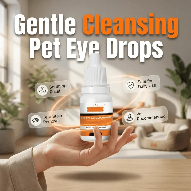 Vet-Recommended Eye Solution – Gentle Formula for Sensitive Breeds