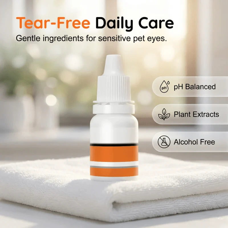 Vet-Recommended Eye Solution – Gentle Formula for Sensitive Breeds