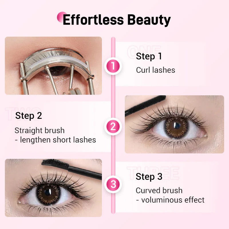 Double-Ended Waterproof Lengthening & Curling Mascara