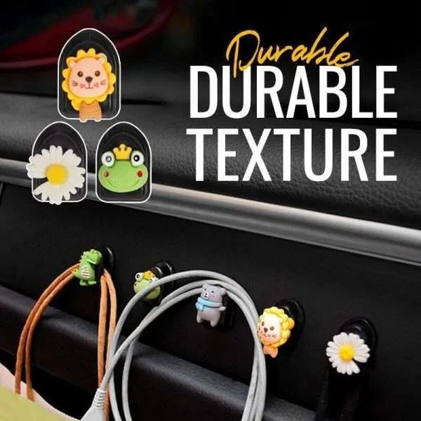 Multifunctional Vehicle Sticky Cute Hooks(5PCS)