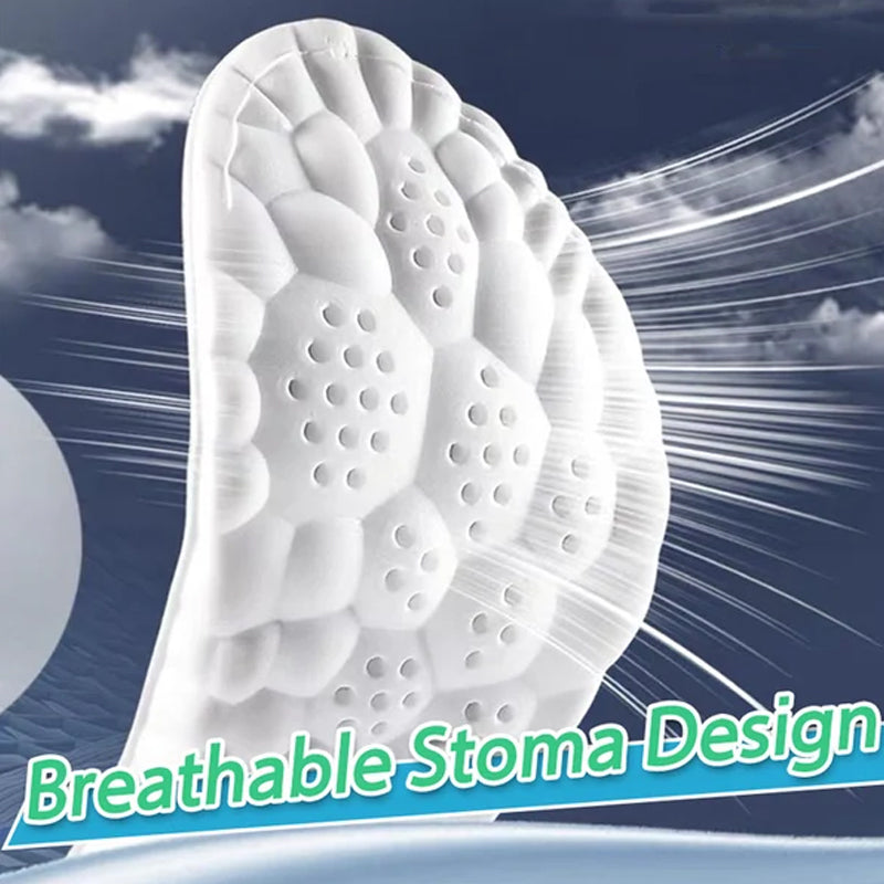 Thermostatic comfort U-shaped insoles