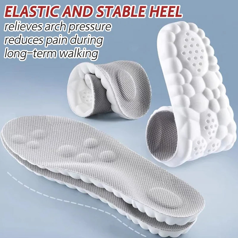 Thermostatic comfort U-shaped insoles