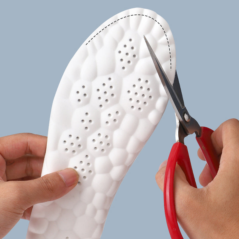 Thermostatic comfort U-shaped insoles