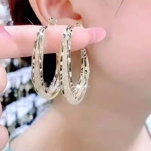 Woven Mesh Oval Earrings🔥Promotion