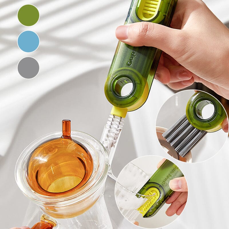 3 in 1 Cleaning Brush Multifunctional Bottle Gap Cleaner Brush